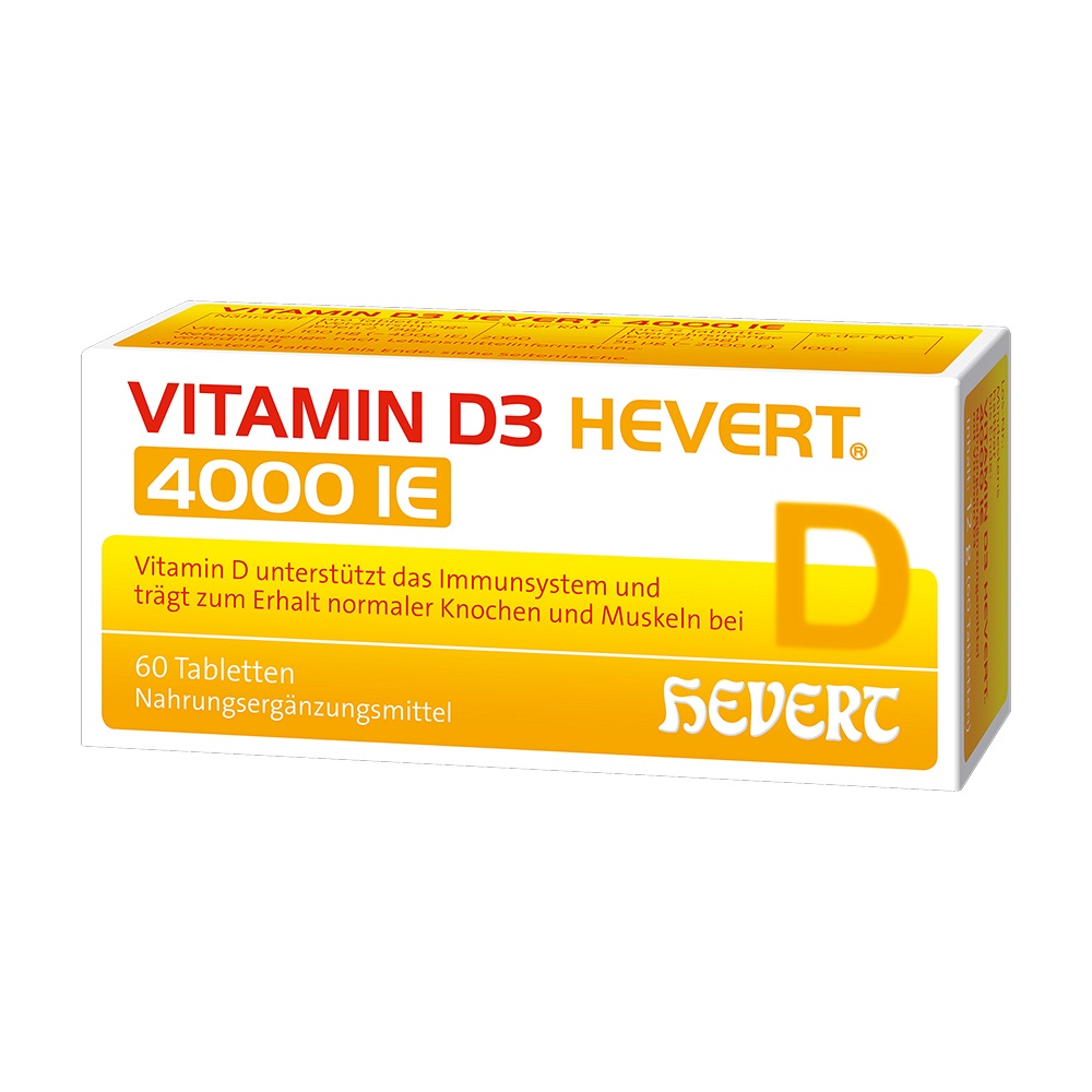 VITAMIN D3 HEVERT 4000 I.E. Tabletten