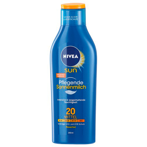 NIVEA SUN pflegende Sonnenmilch LSF 20 - 250ml - Nivea Sun