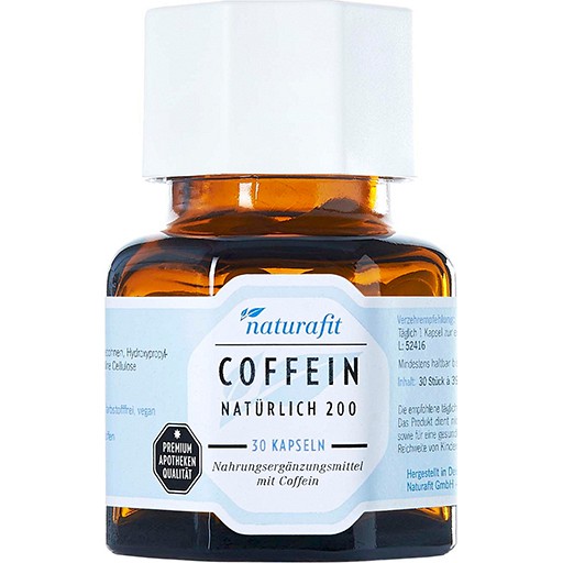 NATURAFIT Coffein nat 200 Kapseln