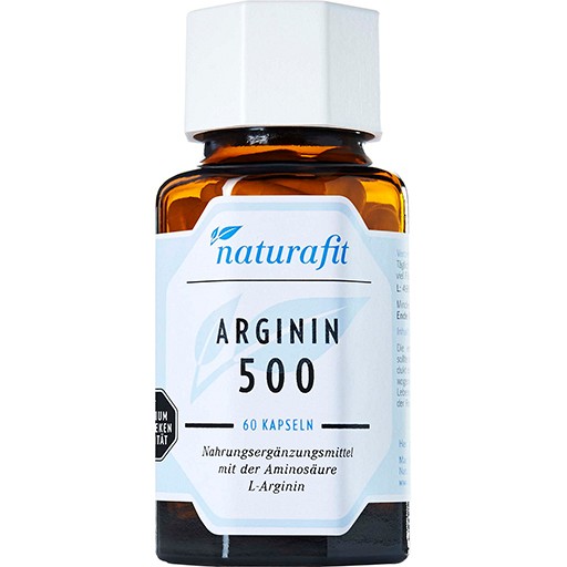 NATURAFIT Arginin 500 Kapseln