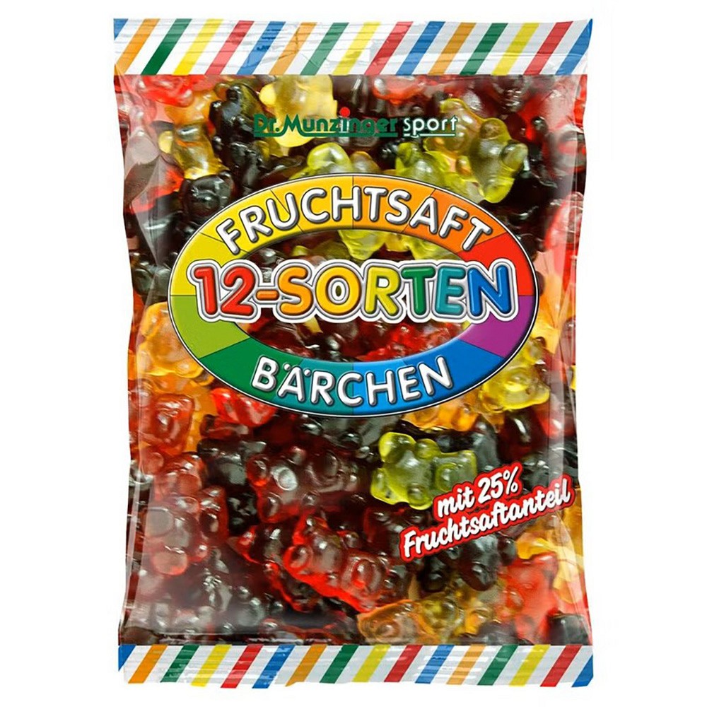 DR.MUNZINGER Fruchtsaftbärchen 12-Sorten - 450g