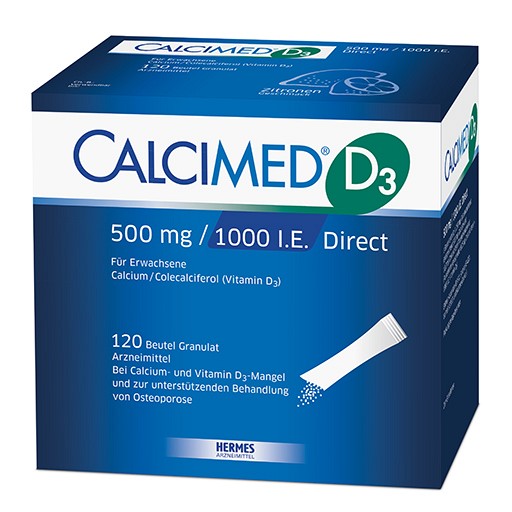 CALCIMED D3 500 mg/1000 I.E. Direct Granulat