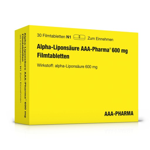 ALPHA LIPONSÄURE AAA- Pharma 600 mg Filmtabletten