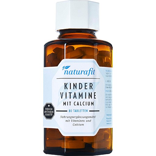 NATURAFIT Kindervitamine m.Calcium Lutschtabletten