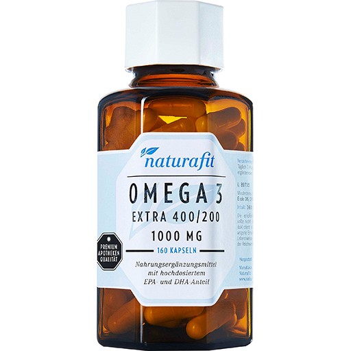 NATURAFIT Omega-3 extra 400/200 Kapseln