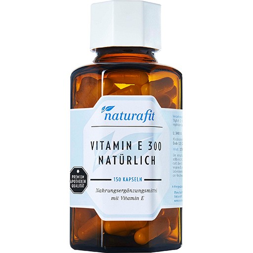 NATURAFIT Vitamin E 300 natürlich Kapseln