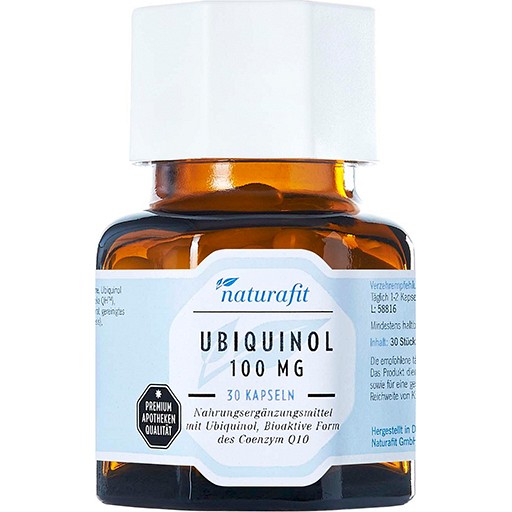 NATURAFIT Ubiquinol 100 mg Kapseln - 30St