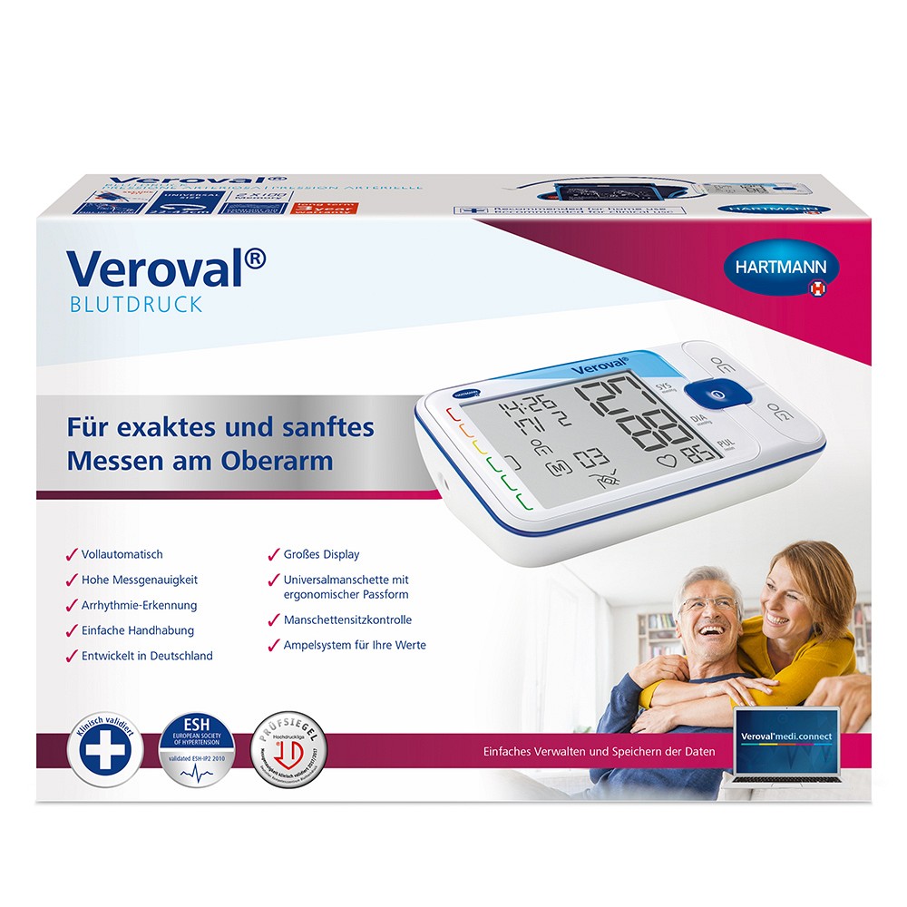 VEROVAL Oberarm-Blutdruckmessgerät - 1St