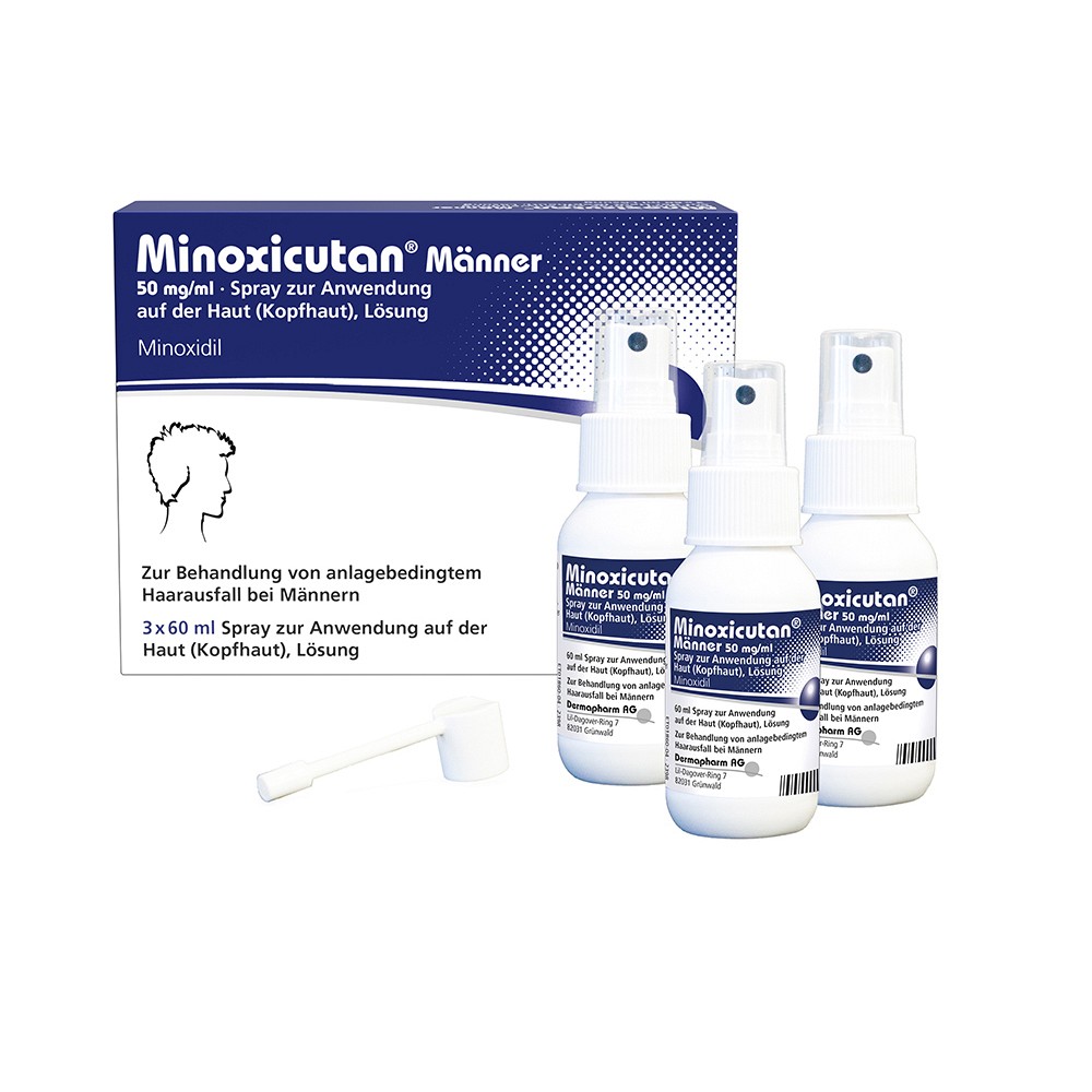 MINOXICUTAN Männer 50 mg/ml Spray