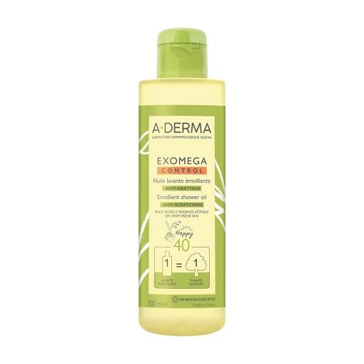 A-DERMA EXOMEGA CONTROL geschmeid.machend.Duschöl - 500ml - Vegan