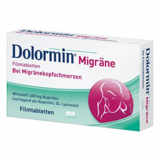 DOLORMIN Migräne Filmtabletten - 10St - Kopfschmerzen & Migräne