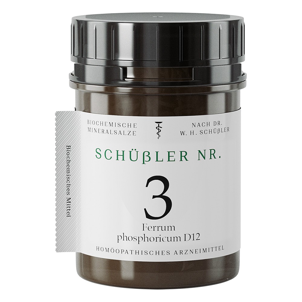 SCHÜSSLER NR.3 Ferrum phosphoricum D 12 Tabletten