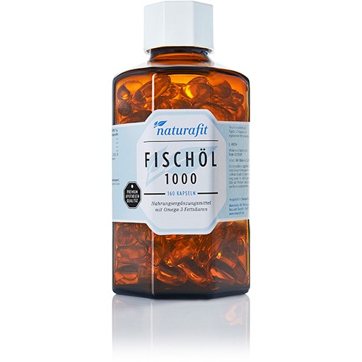 NATURAFIT Fischöl 1000 mg Kapseln - 160St