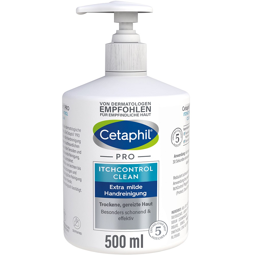 CETAPHIL Pro Itch Control Clean Handreinigung Cr. - 500ml - Hautpflege