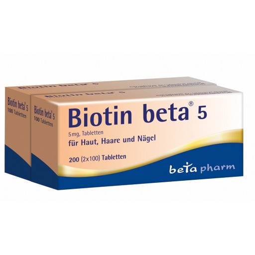 BIOTIN BETA 5 Tabletten