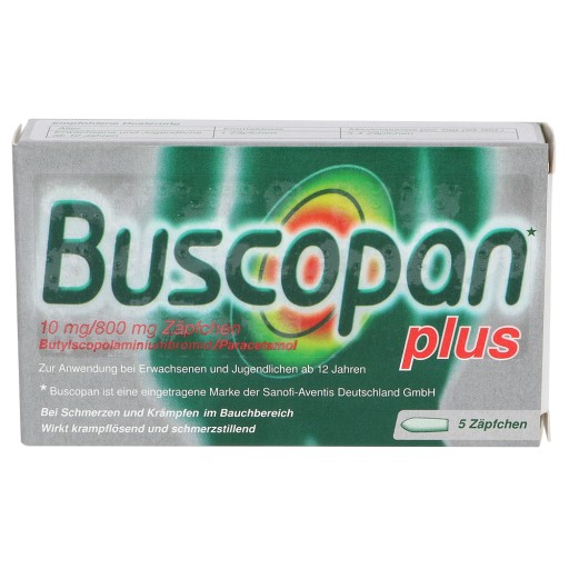 BUSCOPAN plus 10 mg/800 mg Suppositorien