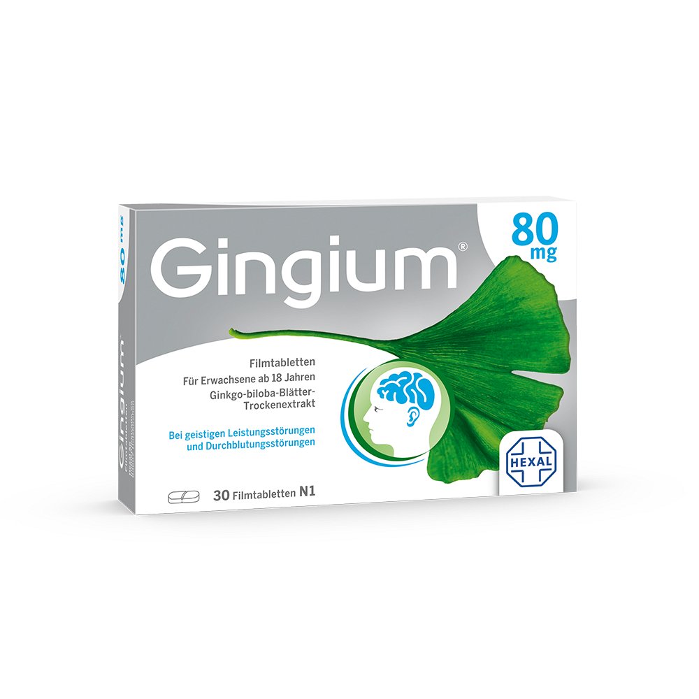 GINGIUM 80 mg Filmtabletten