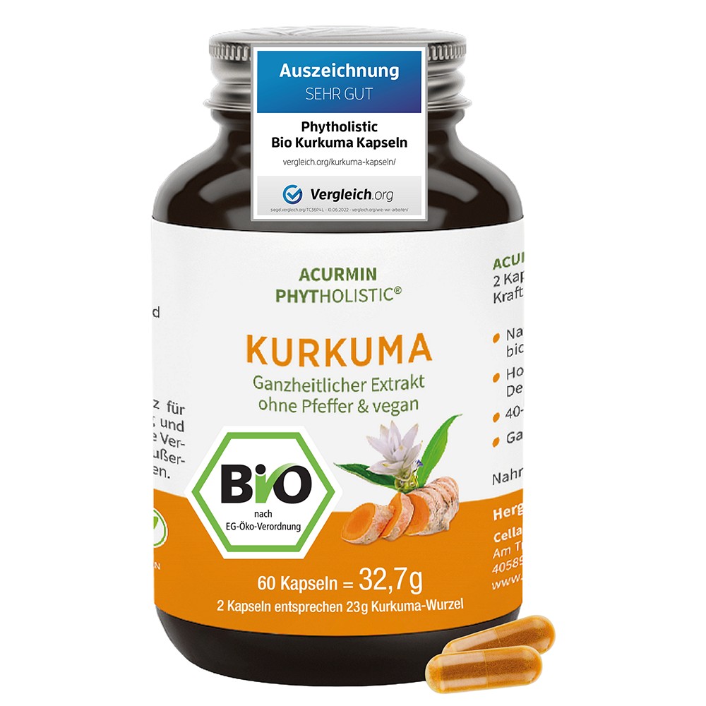 ACURMIN Phytholistic Bio-Curcuma-Extrakt Kapseln - 60St