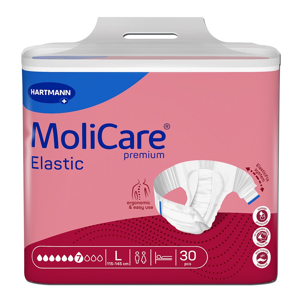 MOLICARE Premium Elastic Slip 7 Tropfen Gr.L - 30St