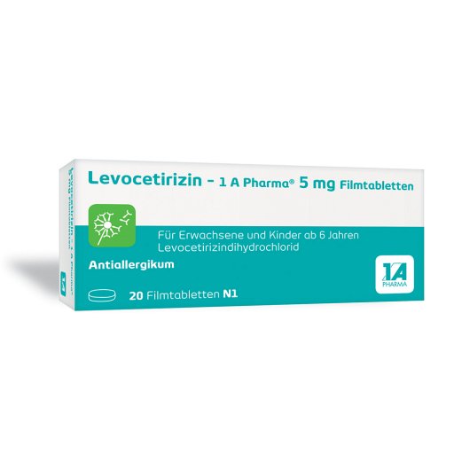 LEVOCETIRIZIN-1A Pharma 5 mg Filmtabletten