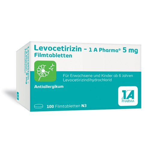 LEVOCETIRIZIN-1A Pharma 5 mg Filmtabletten