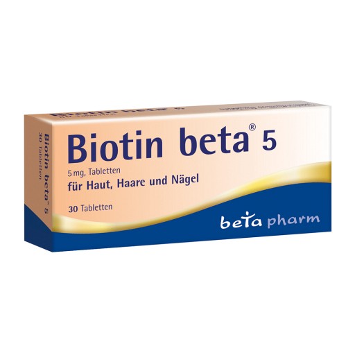 BIOTIN BETA 5 Tabletten