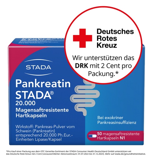 PANKREATIN STADA 20.000 magensaftres.Hartkapseln