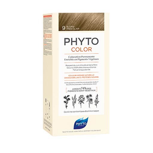 PHYTOCOLOR 9 sehr helles blond ohne Ammoniak - 1St - Tönung/Farbe