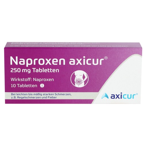 NAPROXEN axicur 250 mg Tabletten