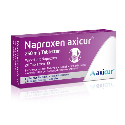 NAPROXEN axicur 250 mg Tabletten