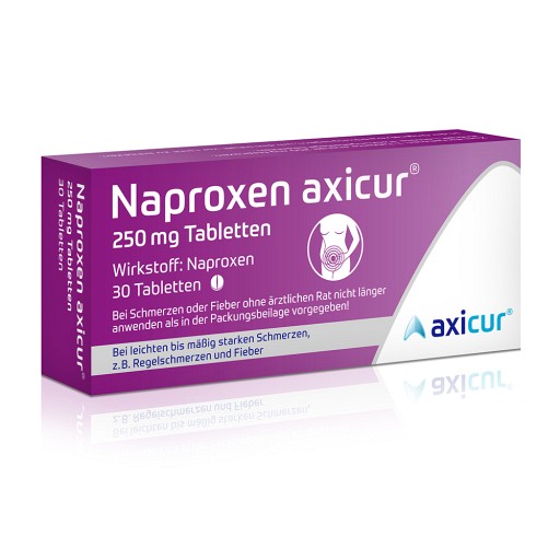 NAPROXEN axicur 250 mg Tabletten