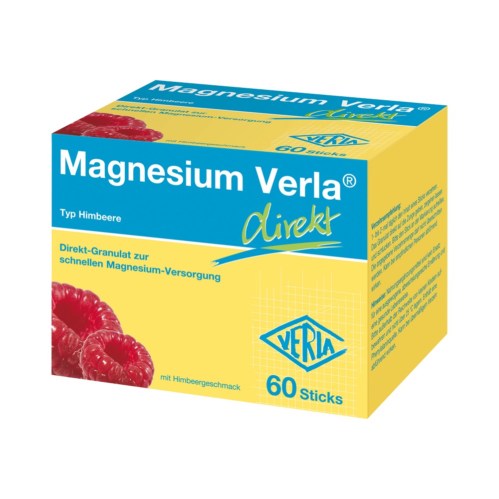 MAGNESIUM VERLA direkt Himbeere Granulat