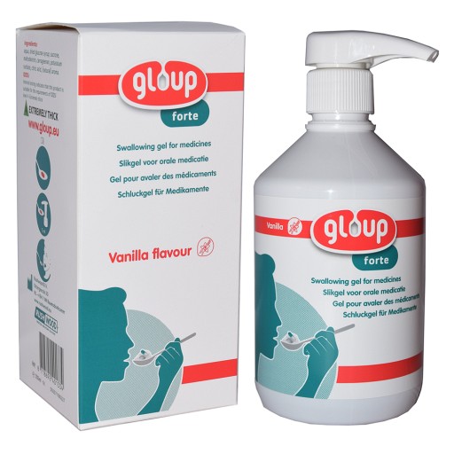 GLOUP FORTE Medikamenteneinnahme Gel Vanille - 500ml