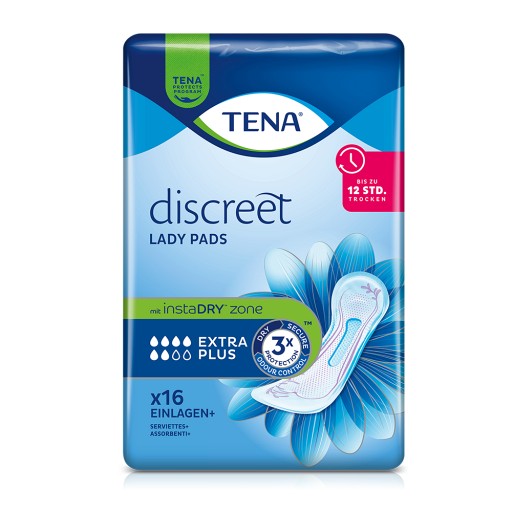 TENA LADY Discreet Inkontinenz Einlagen extra plus