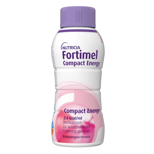 FORTIMEL Compact Energy Erdbeere - 4X300ml - Für Frauen & Männer