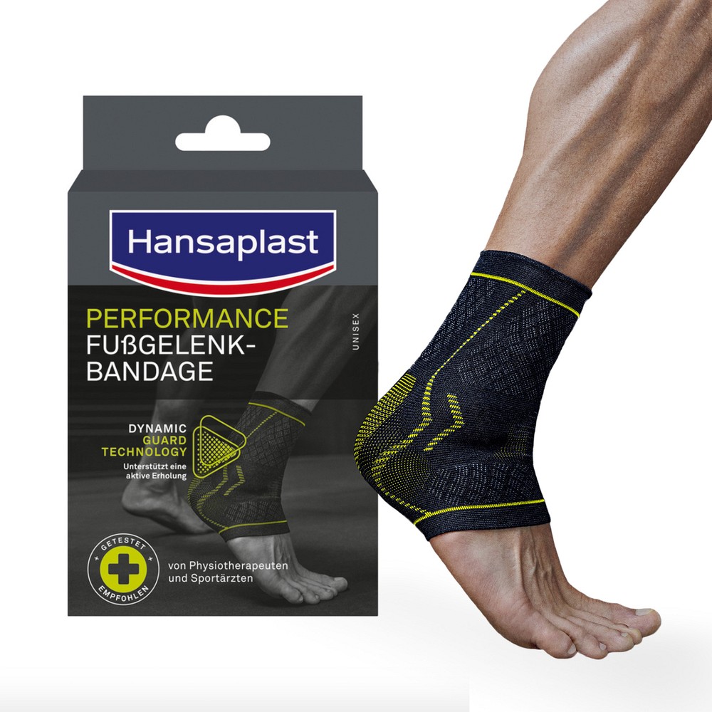HANSAPLAST Sport Fußgelenk-Bandage Gr.M - 1St