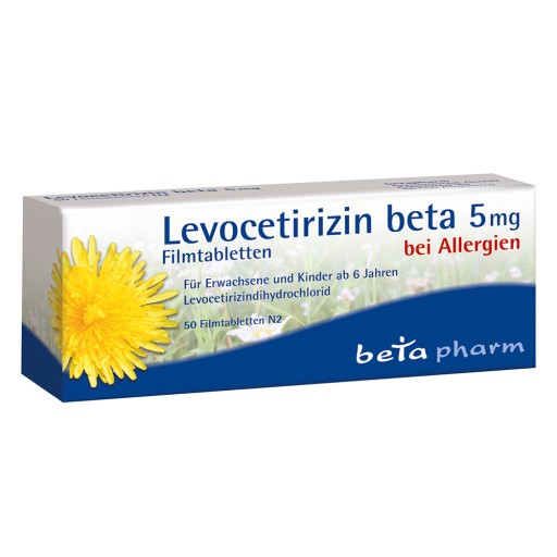 LEVOCETIRIZIN beta 5 mg Filmtabletten