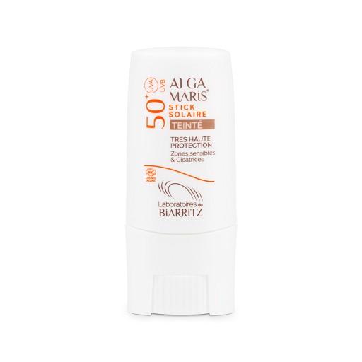 ALGA MARIS Sonnenschutz Stick getönt Bio LSF 50+ - 9ml - Sonnen- & Insektenschutz
