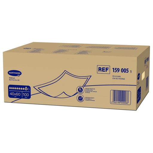 MOLICARE Bed Mat Eco 9 Tropfen 40x60 cm - 100St