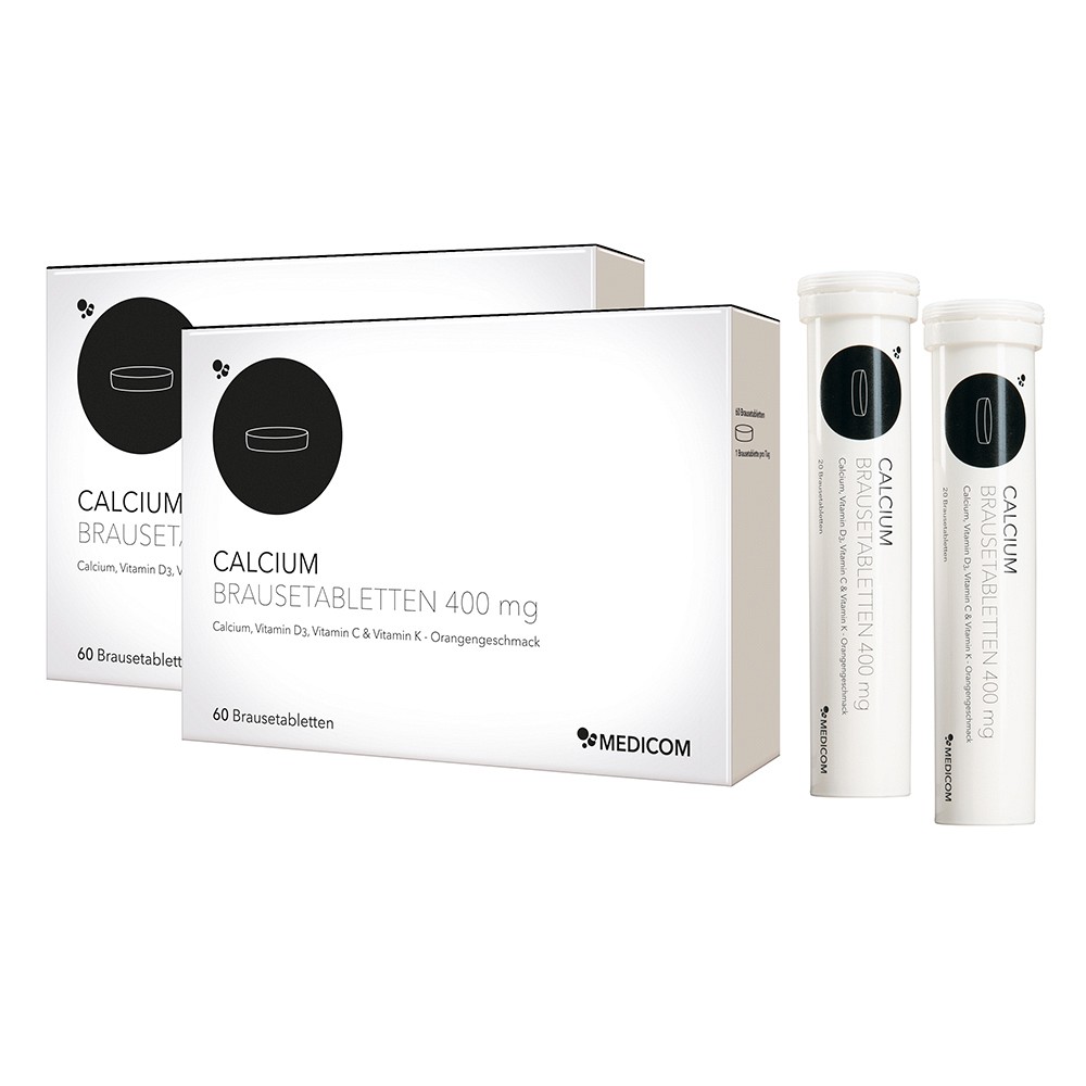 CALCIUM BRAUSETABLETTEN 400 mg - 2X60St