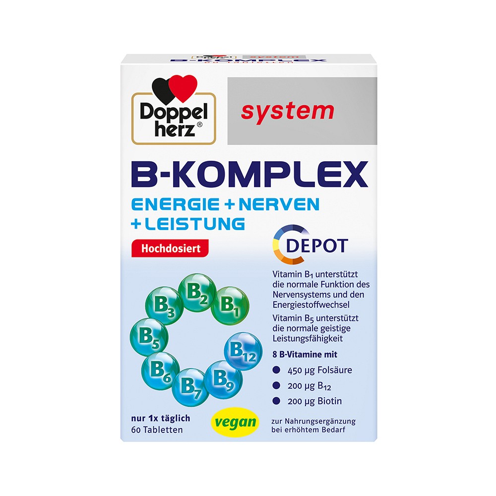 DOPPELHERZ B-Komplex system Tabletten
