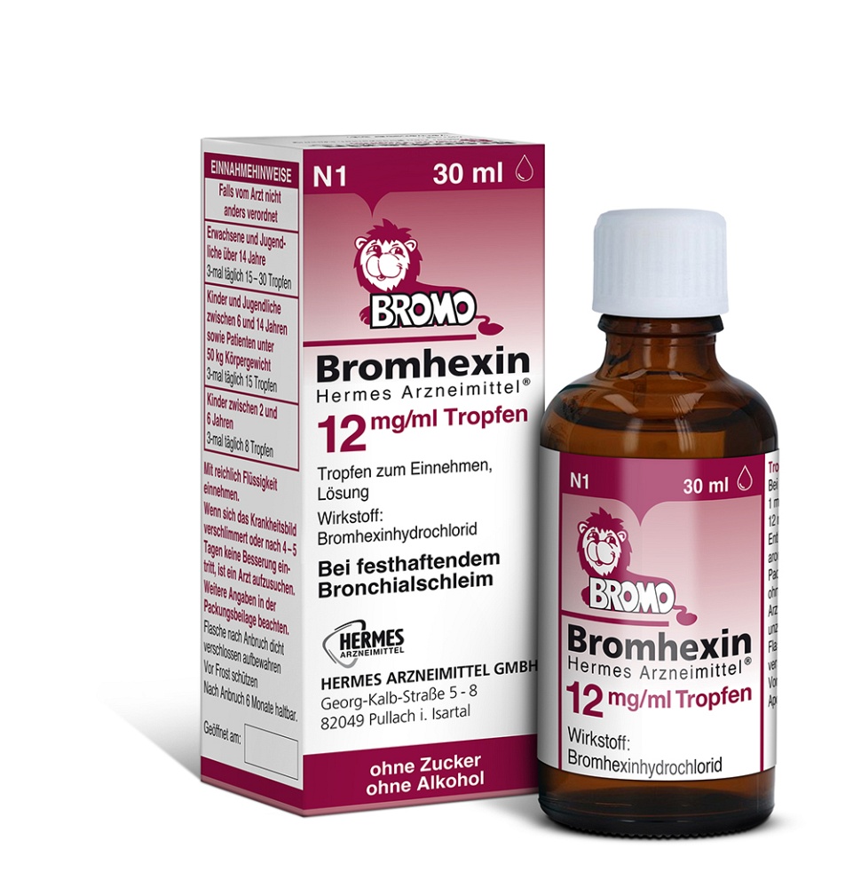 BROMHEXIN Hermes Arzneimittel 12 mg/ml Tropfen