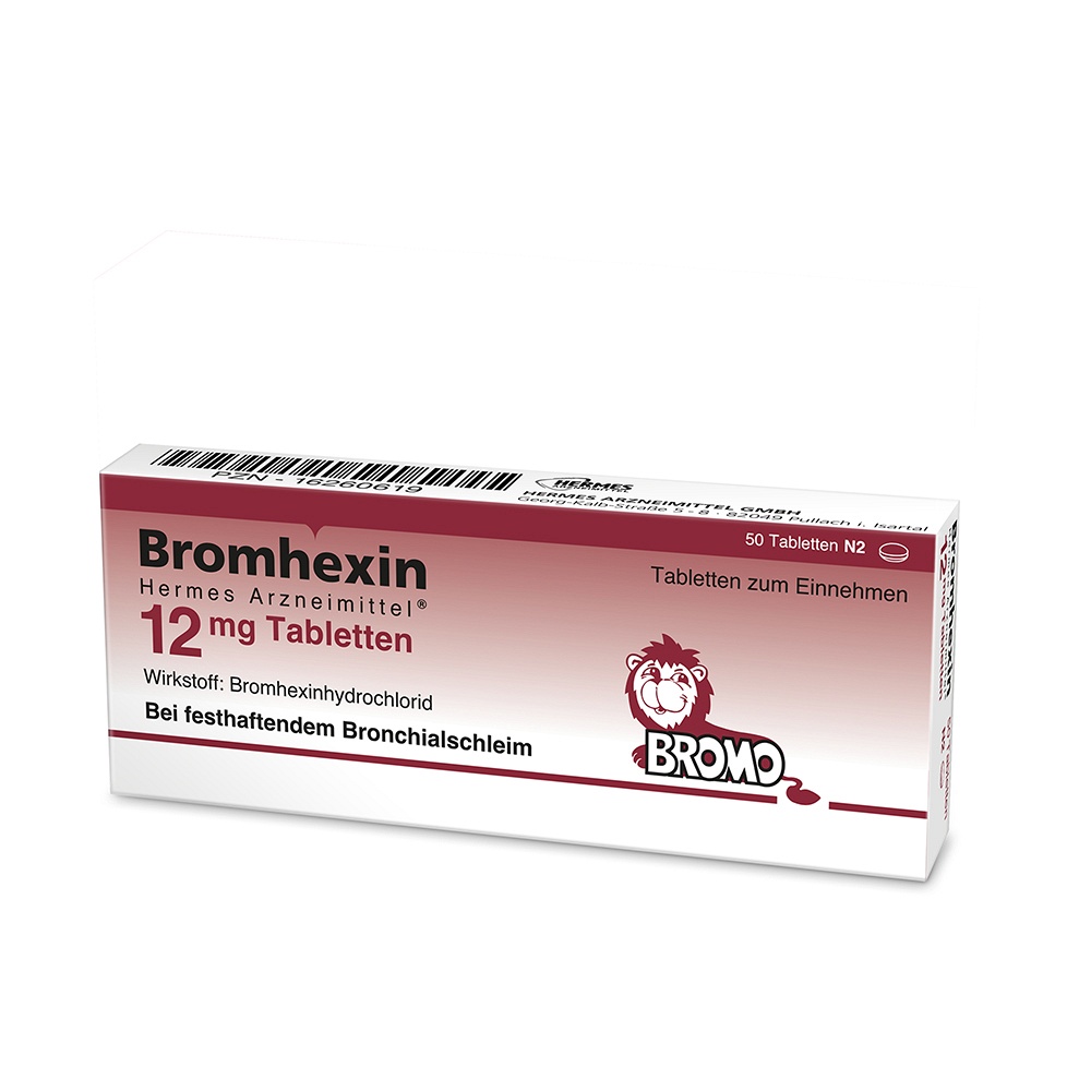 BROMHEXIN Hermes Arzneimittel 12 mg Tabletten