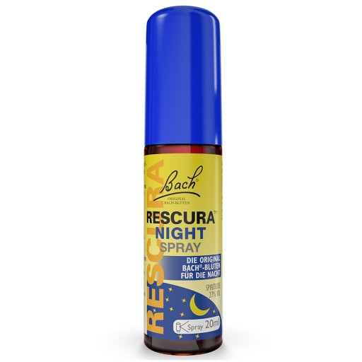 BACHBLÜTEN Original Rescura Night Spray m.Alkohol - 20ml - Haus- & Reiseapotheke