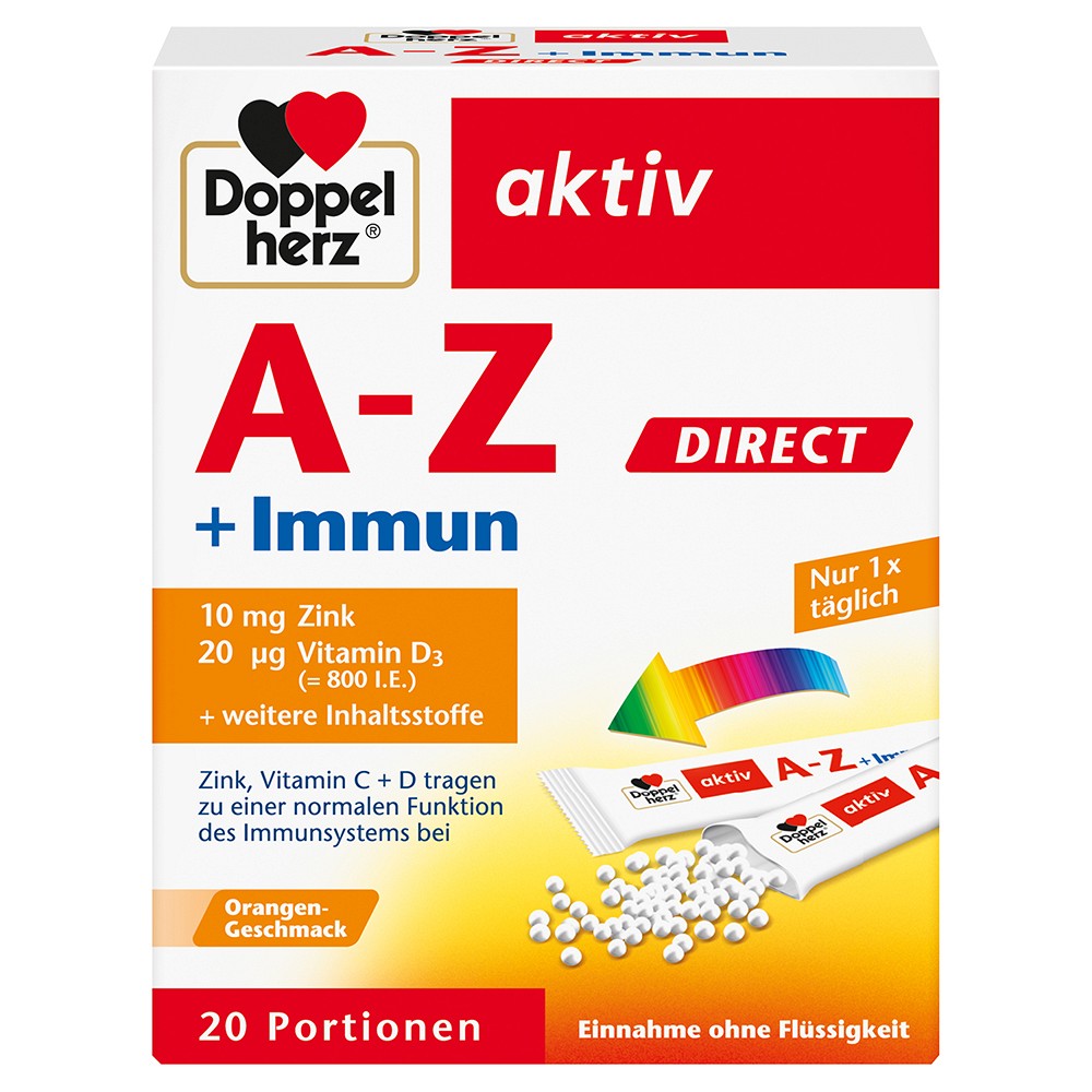 DOPPELHERZ A-Z+Immun DIRECT Pellets - 20St