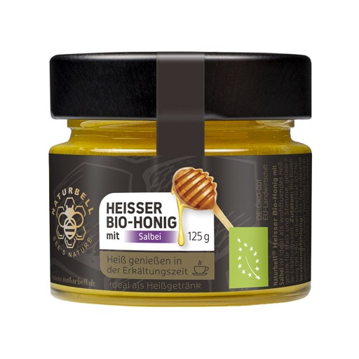 NATURBELL heißer Bio-Honig mit Salbei - 125g