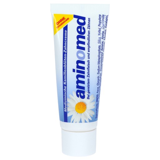 AMINOMED Kamillenblüten Zahncreme ohne Titandioxid