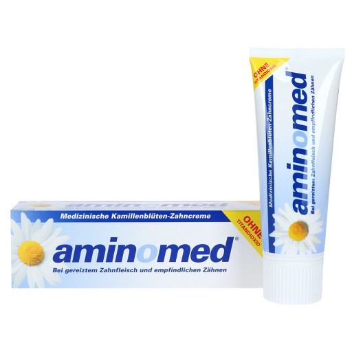 AMINOMED Kamillenblüten Zahncreme ohne Titandioxid