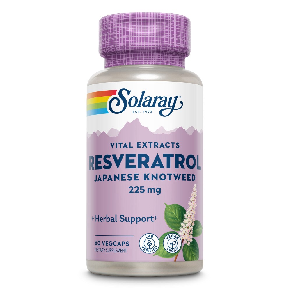 RESVERATROL TRIPLE Strength Solaray Kapseln - 60St