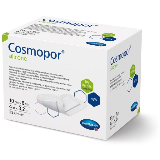 COSMOPOR silicone Wundverband 8x10 cm
